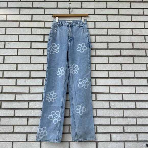 PacSun Daisy Boyfriend Carpenter Pants Jeans - Picture 4 of 15